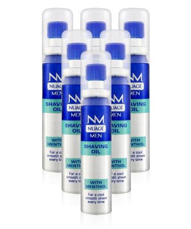 Nuage MEN Shaving Oil Menthol Pre Shave with Pump 20ml (6 Pack)
