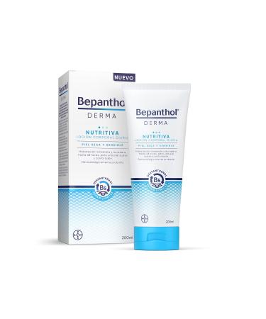 Bepanthol derma nourishing body lotion immediate and permanent fluid intake dry and sensitive skin daily use 200 ml 200 ml (1 Pack)