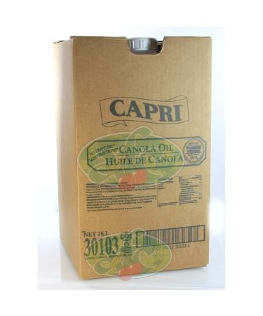 Capri Vegetable Oil (Zero Trans Fat Cholesterol Free) 16 Liter Jug
