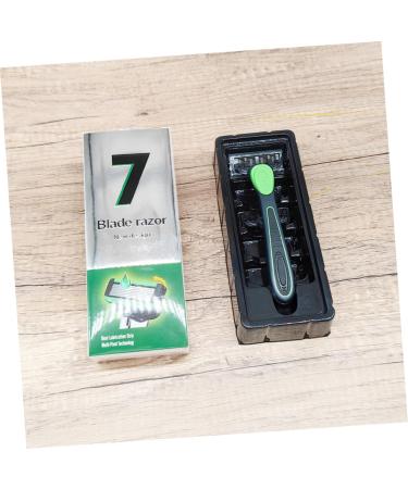 1 Set Razor Shavers for Men - Stainless Steel Manual Hair Clippers with Rubber Handle - Perfect for Smooth Shaving - Buy Online on SooperMarket.com