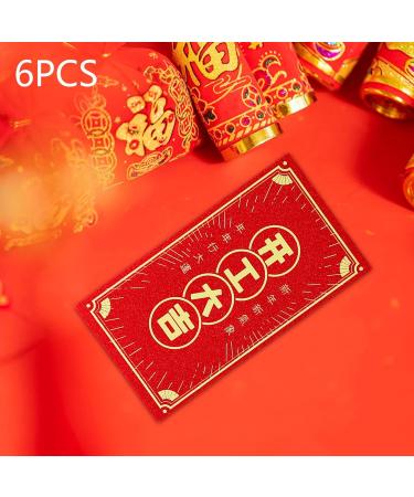 harayaa 6X Chinese Lunar New Year Red Envelopes Hong Bao Present 2024 Dragon Gifts Spring Festival Envelopes for Spring Festival Style G - Buy Online on SooperMarket.com