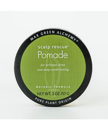 MGA Vegan Hair Pomade - Scalp Rescue Organic Formula for Nourishing Hair | Unisex Hair Product Provides Essential Oils Brilliant Shine Deep Hair Conditioning & Prevents Split Ends | Color Safe 2 OZ