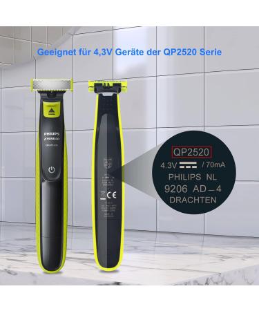 Buy Philips OneBlade Charging Cable QP2520 QP2620 - 4.3V Power Supply & Charger for Rasier Shaver - Fast International Shipping - Buy Online on SooperMarket.com