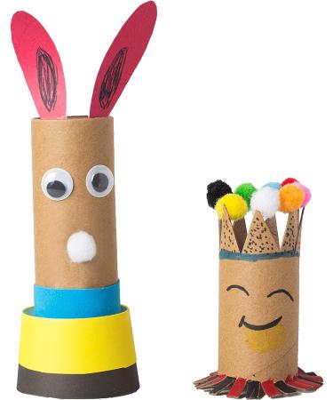 30 Pack Craft Tubes - Round Cardboard Tubes for Crafts - 1.57 x 3.9 Inches - Brown - Buy Online on SooperMarket.com