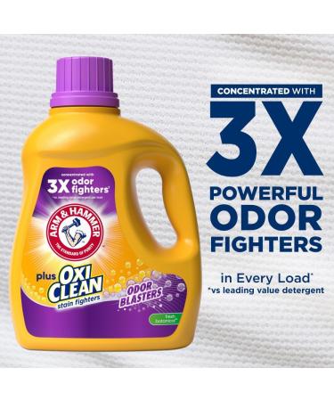 Arm & Hammer Plus OxiClean Odor Blasters Liquid Laundry Detergent - Fresh Botanical 77 Loads 100.5 Fl oz - Ships Worldwide - Buy Online on SooperMarket.com