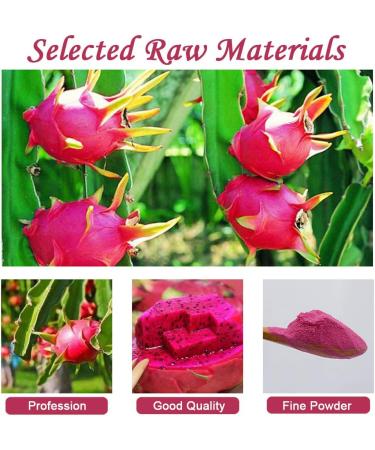 Organic Pitaya Dragon Fruit Powder 100g - Anti-aging Moisturizing Formula - Buy Online on SooperMarket.com