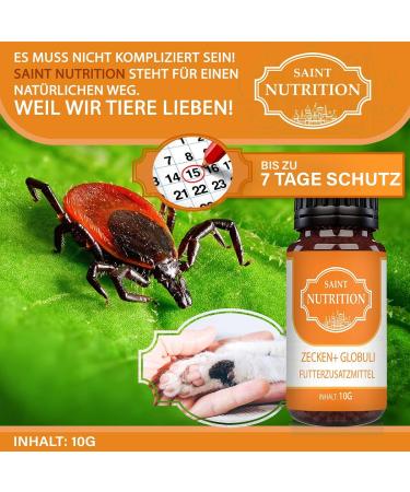 Saintnutrition Anti Tick Globules for Dogs & Cats | Natural Pet Treatment & Immediate Protection - Buy Online on SooperMarket.com