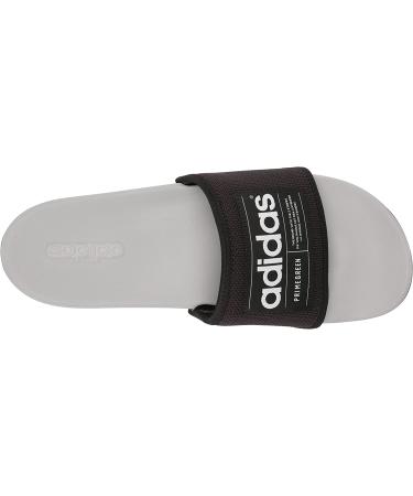 adidas Adilette Slide Sandal - Unisex (Black/White/Grey) - Size 10 Women/9 Men - Buy Online on SooperMarket.com