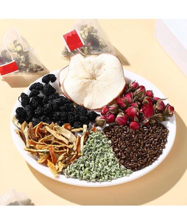 Rose and Lotus Leaf and Health Tea Rose Lotus Leaf Intestinal Cleansing Health Tea Health Liver Care Tea Chinese Nourishing Liver Tea Nourishing Liver and Protecting Liver Tea (2 Box) - Buy Online on SooperMarket.com