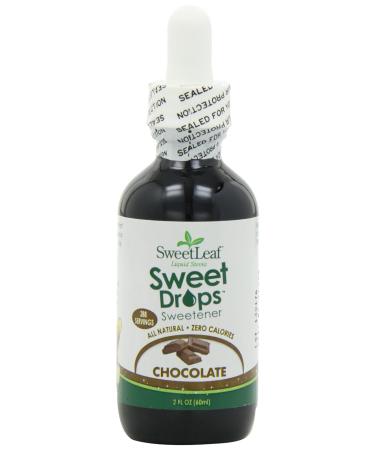 SweetLeaf Sweet Drops Liquid Stevia Sweetener, Chocolate, 2 Ounce (Pack of 2)
