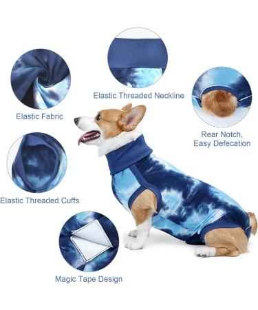 Dog Surgical Recovery Suit Pets Abdominal Wound Protector Puppy Medical Surgical Clothes Prevent Licking Dog After Surgery Vest Bodysuit Castration Medical Pet Shirt Cone E-Collar Alternative (M) - Buy Online on SooperMarket.com
