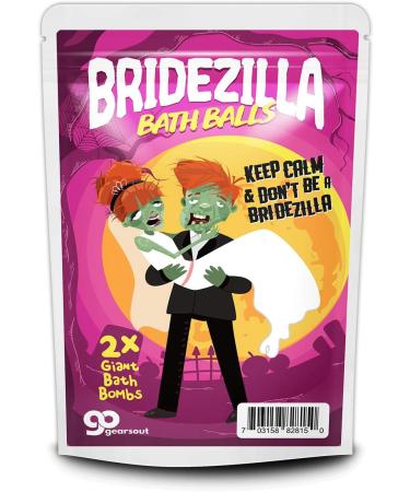 Bridezilla Bath Balls - XL Zombie Bride & Groom Bath Bombs for Women - Handcrafted in the USA - 2pk - Buy Online on SooperMarket.com