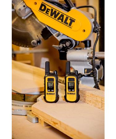 DEWALT DXFRS300 Heavy Duty Walkie Talkies - Waterproof, Shock Resistant, Long Range, Rechargeable Two-Way Radio (2 Pack) - Buy Online on SooperMarket.com
