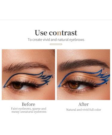Buy Waterproof Microblading Eyebrow Pen - 4 Tip Soft Brown Pencil for Natural Looking Eyebrows Smudge-Proof & Long Lasting | International Shipping Available - Buy Online on SooperMarket.com