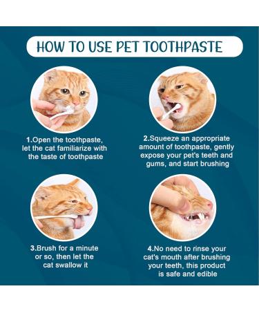 Dog Toothpaste Pet Dental Care: Dog Teeth Cleaning Kit Pets Dog Toothpaste for Dogs and Cats Teeth Cleaning Fresh Breath - Buy Online on SooperMarket.com