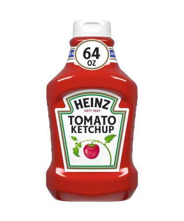 Heinz Tomato Ketchup Value Size (64 oz Bottle) Ketchup 4 Pound (Pack of 1)