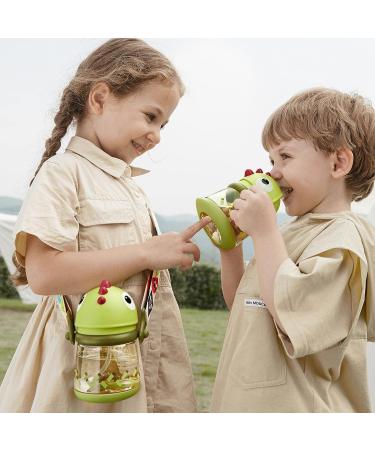 BC Babycare No Spill Straw Sippy Cup for Baby 1+ Year Old - Transition Weighted with Strap - 10oz Green - 1 Count - Buy Online on SooperMarket.com