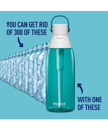 Brita 36oz Plastic Water Filter Bottle - Sea Glass - 1 Count - Buy Online on SooperMarket.com