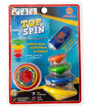 Paul G nther 1560 - Top Spin play of skill for children from 3 years including 5 circular and starter diameter approx. 4 - 8 cm without batteries ideal play fun for children and adults