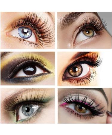8Pcs Magnetic Eyelashes Reusable 3D Full Eye Dual Magnetic False Lightweight Eyelashes Set with Tweezer(No Glue Needed) - Buy Online on SooperMarket.com