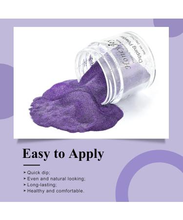 28g Dark Purple Dipping Powder for Summer Gel Nails - No Lamp Cure, Natural Dry | HJ-ND064B-No.27 - Buy Online on SooperMarket.com