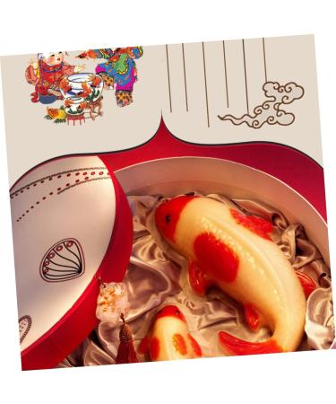 CIYODO 10pcs Silicone Molds Silicone Candy Mold Fish Cake Chocolate Mold Rice Cake Koi Carp Chinese Style - Buy Online on SooperMarket.com