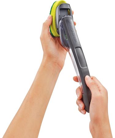 Scotch-Brite Heavy Duty Dishwand Kit with Soap Control Button - 1 Wand + 6 Refill Pads - Buy Online on SooperMarket.com
