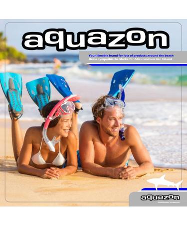 Aquazon Maui Children's Diving Goggles - Extra Clear Tempered Glass Soft Silicone - Ages 7-12 - Buy Online on SooperMarket.com
