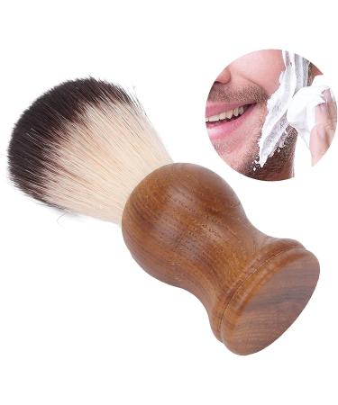 Professional Shaving Brush with Wooden Handle - Perfect for Home Hair Salons & Men s Grooming - Buy Online on SooperMarket.com
