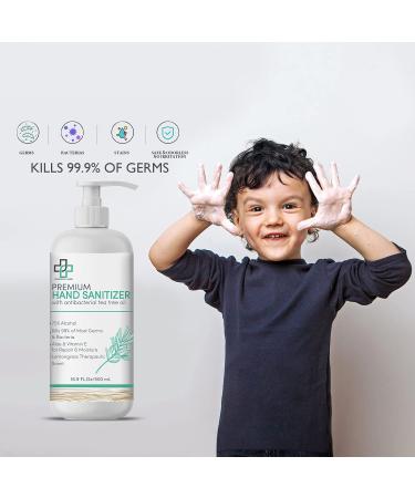 London Labs Aloe Vera Hand Sanitizer Gel - 16.9 Fl Oz (Pack of 2) - Moisturizing and Refreshing - Buy Online on SooperMarket.com