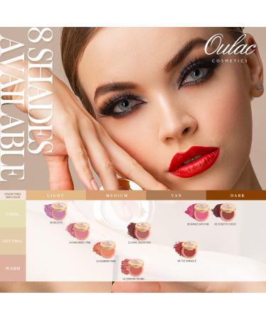 OULAC Purple Blush for Cheeks | Highly Pigmented Cream Blush | Natural Matte Glow | Cruelty-Free with Rose Oil | N20 Believe 4.8g 20 Believe - Buy Online on SooperMarket.com