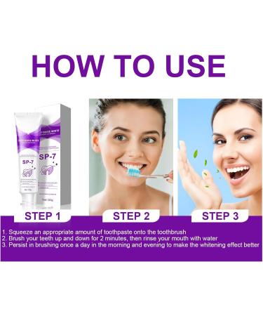 SP-7 Probiotic Whitening Toothpaste - Advanced Whitening & Oral Health (1 Pcs) - International Shipping Available - Buy Online on SooperMarket.com