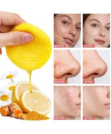 2024 Turmeric Cleansing Pads | Gentle Face & Body Scrub with Vitamin B5 & C | 2 Packs of 40 Pcs - Balance Skin Oil & Hydration - Buy Online on SooperMarket.com
