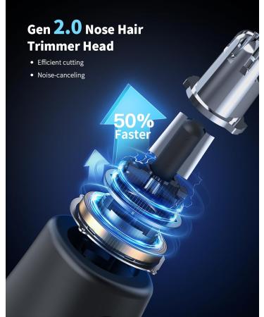 YINKE Manual 3 Razor Replacement Blades and Nose Hair Trimmer Heads - Compatible with O Blade QP2520 QP2630 QP2724 QP2734 QP2834, O Blade 360 & OBlade Pro Electric Shaver - 3+1Pcs - Buy Online on SooperMarket.com