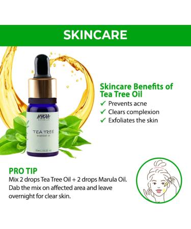 Nykaa Naturals Essential Oil - Tea Tree For Women 0.33 oz Oil - Buy Online on SooperMarket.com