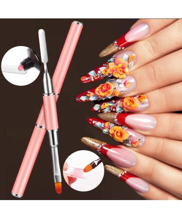 Kalolary 120PCS Gel Nail Dual Forms Set | Nail Art Stickers, Brush, File & Clips | Acrylic Nails Extension Kit - Buy Online on SooperMarket.com