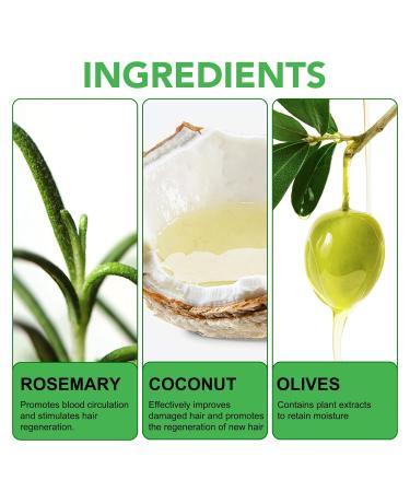 Rosemary Conditioner for Hair Growth | Strengthening Mint Formula with Biotin & Coconut for Healthy Thinning Hair - Buy Online on SooperMarket.com
