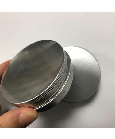 24 Pack 2 Oz Screw Top Aluminum Tin Cans for Lip Balm, Cosmetics & Candles - Metal Storage Jars with Screw Cap for Makeup, Salve & Tea - Buy Online on SooperMarket.com