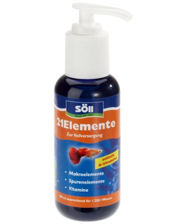 S ll 21Elements - The complete supply for fish and plants in the aquarium 100 ml 100 ml for 1 200 liters