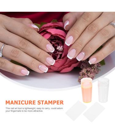 Buy Lurrose Nail Tools - 2 Sets Clear Nail Stamp & Silicone Stamping Jelly - Perfect for Salon & Home Manicure - Buy Online on SooperMarket.com