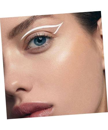 Healeved 25 Pcs White Lying Silkworm Pen Eye Shadow Makeup Cosmetics White Eyeliner Makeup Eyeliner Abs - Buy Online on SooperMarket.com