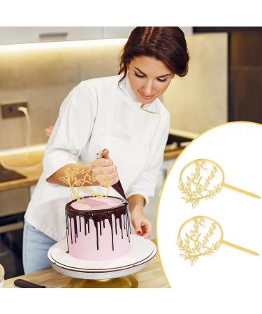Amaxiu 2 Pack Mr and Mrs Forever Cake Toppers Gold Wedding Cake Toppers Double-Sided Glitter Cake Toppers Acrylic Cupcake Toppers Cake Decorations for Birthday Engagement Anniversary(Gold) - Buy Online on SooperMarket.com