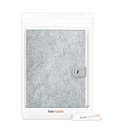 kwmobile Felt Cover for German Medical Records - U-Book & Vaccination Certificate with Extra Compartments | Durable & Stylish Protection - Buy Online on SooperMarket.com
