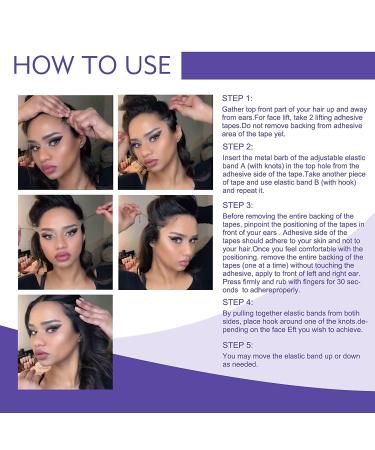 Invisible Face Lift Tape | 40PCS Ultra-thin Waterproof Makeup Tool for Wrinkle-Free Skin - Buy Online on SooperMarket.com