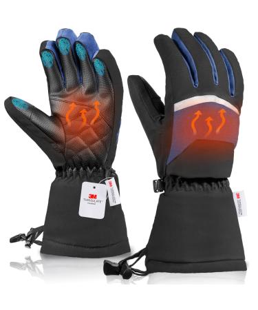 Warmthuyo winter gloves men women warm touchscreen gloves waterproof windproof ski gloves 3m thinsulate thermo gloves winter for motorcycle skiing hiking cycling
