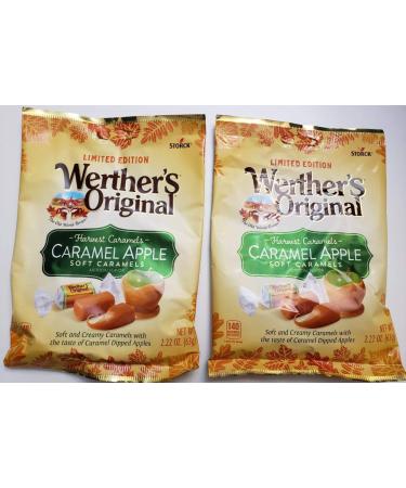 Werther's Original Harvest Caramels - Caramel Apple soft caramels LIMITED EDITION 2 packs caramel apple 2.22 Ounce (Pack of 2)