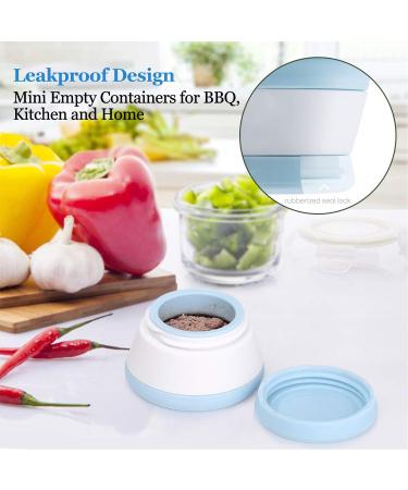 4 Pack Multi-Colored Cosmetic Containers 20ml - Silicone Screw Cap for Creams Lotions & Tablets - Ideal for Travel & Outdoor Use - Buy Online on SooperMarket.com