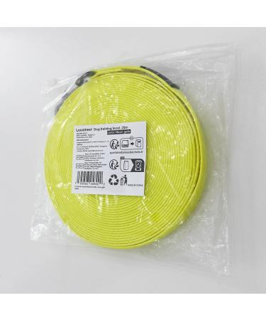 Looxmeer Tear-Resistant Dog Leash 3m to 30m Options | Neon Yellow Tow Lines with Hand Loop & D Carabiner | Ideal for Training & Outdoor Adventures - Buy Online on SooperMarket.com