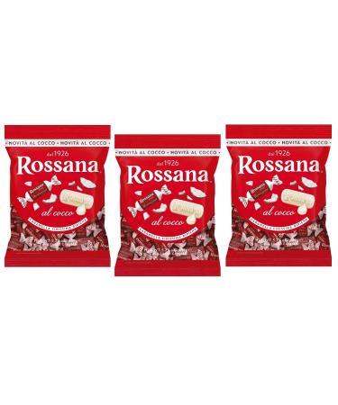 Rossana Candies Filled with Coconut 150gr 5.29oz Pack of 3