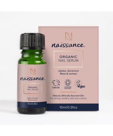 Naissance Organic Nail Serum 10ml - Nourishing and Strengthening Nail Growth Oil - For Strong Healthy & Soft Conditioned Nails & Cuticules